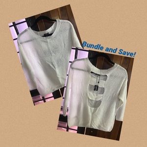 NWT! Express Lightweight Sweater White(Sexy Back)